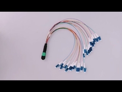MPO-12F LC 光ファイバーパッチケーブル